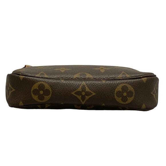 Auth LOUIS VUITTON Mini Pochette Accessoires M58009 Monogram DU0130 Handbag - Picture 7 of 14